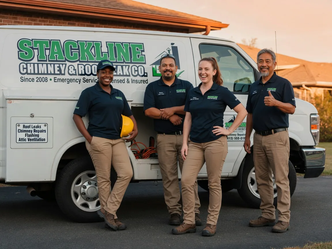 Chimney flashing repair company in Shidler, OK